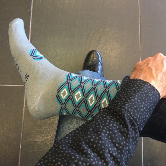 *COURAGE* Step Into Life Socks Mens Casual Stylish - Picture 4 of 4